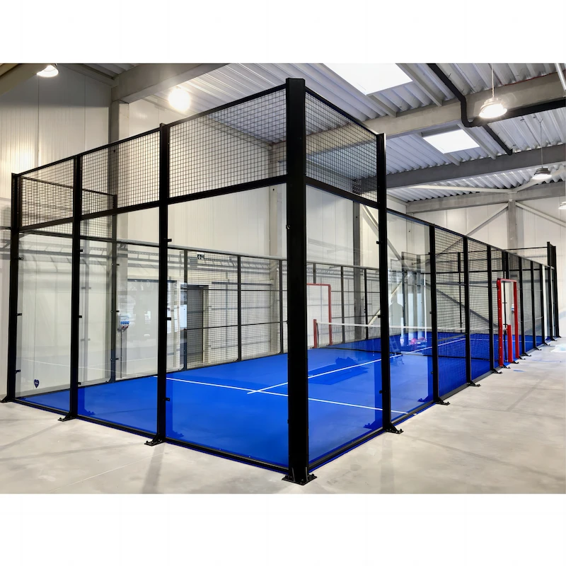 OEM Customizable Anti-corrosion Panoramic Padel Court Paddle Tennis Sports Fence to Sports Clubs Hotels and Padel Clubs