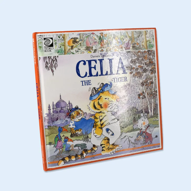 OEM baby tiger Hardcover picture book recognize animals books