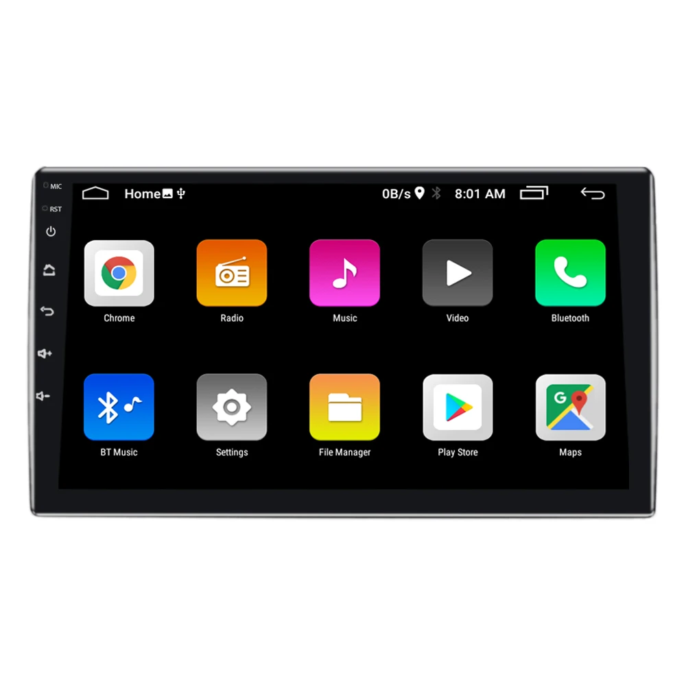 Stock Clearance universal car radio android touch screen car audio gps fm car stereo with reverse camera