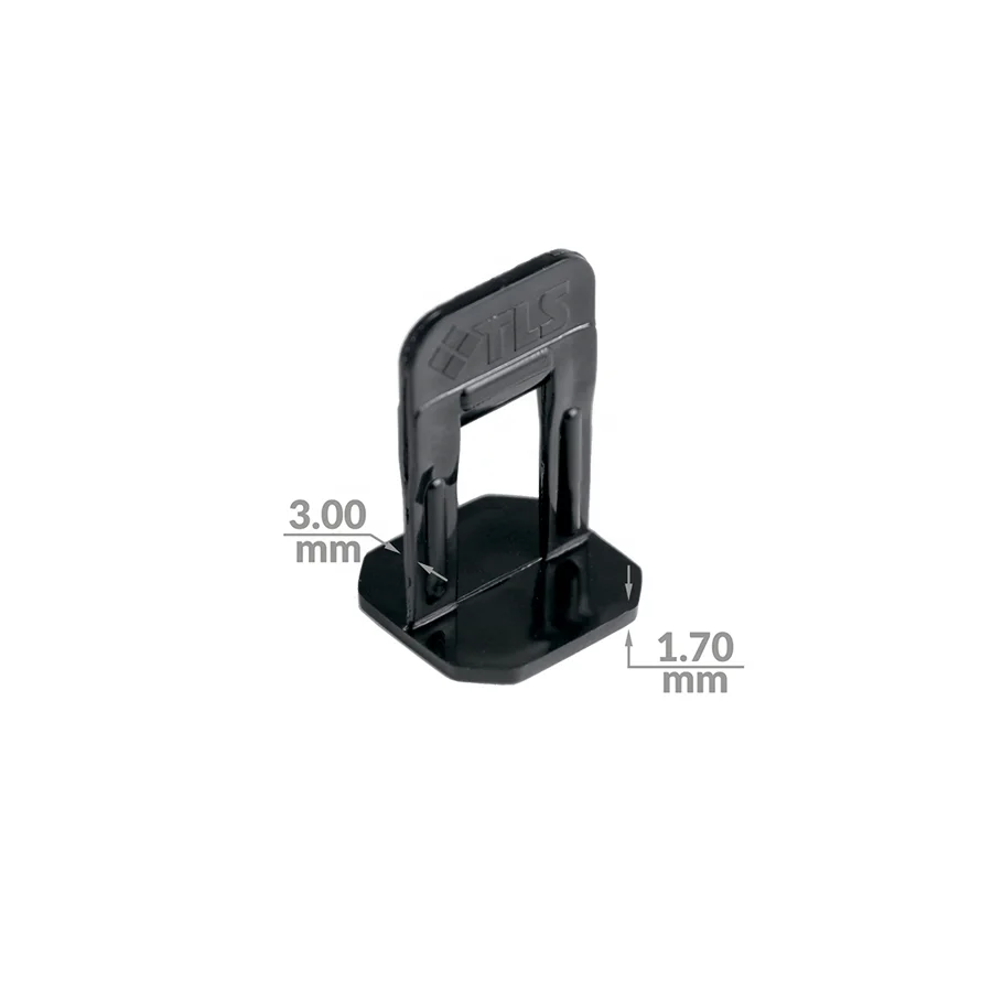 
Floor tile leveling clips and wedges 