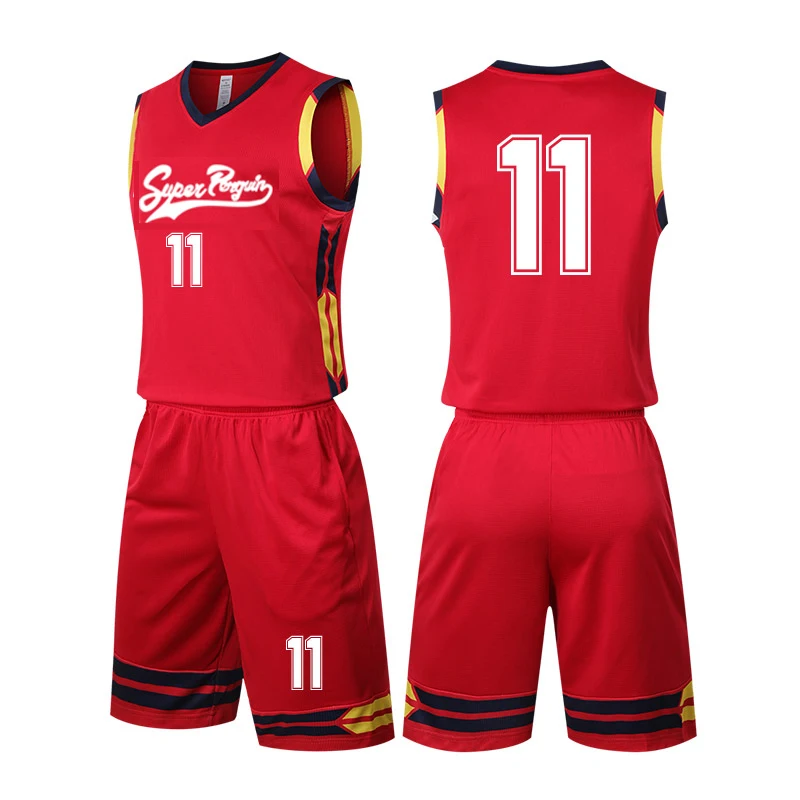 Team Custom Breathable Sublimation Logos Basketball Uniforms For Men