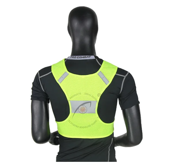 High visibility reflective safety warning vest with customized logo security vest