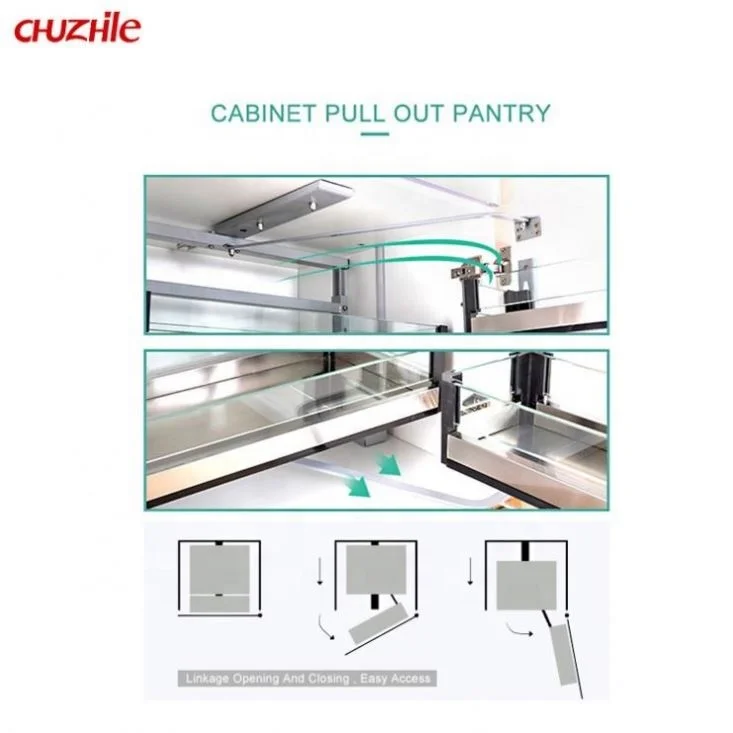 ChuZhiLe functional hardware series 2021 new Pantry launch unit linkage slide basket