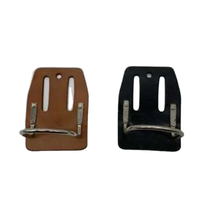 Factory direct customization of the first layer cowhide electrician kit hammer hook pocket accessories hammer rack hammer rack
