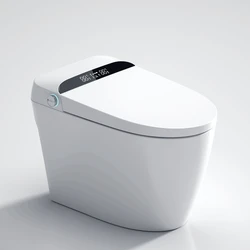 luxury closestool wc toilet bowl automatic black intelligent smart electric one piece bidet toilet