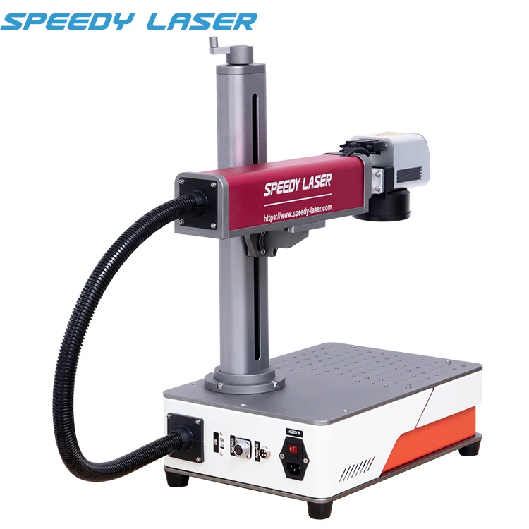 2024 Factory Direct Sale 20W 30W Mini Fiber Laser Marking Machine Small Laser Engraving Machine for Brass Copper Gold Silver