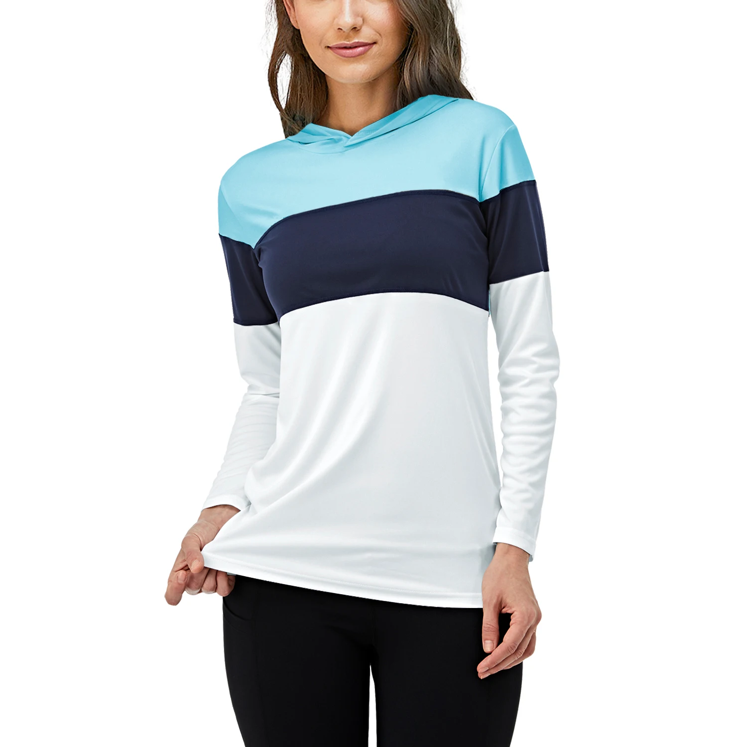 Женские солнцезащитные кофты с длинным рукавом UPF50 + легкие защитные Кофты для бега, походов, альпинизма, походов