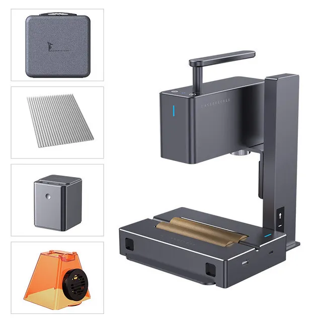 Wholesale Leather Paper Wood Glass Bottle Engraver Machine Laser Cutting Engraving Laser Machines on Metal