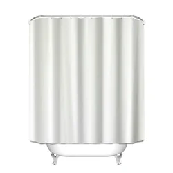 Hot Sales Amazon Choose Fabric Shower Curtain For Bathroom Machine Washable With 12 Hooks Bath Curtain