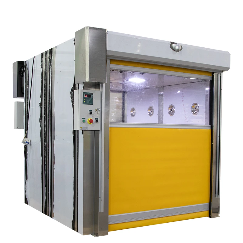 Modular Wall Panel Clean Room and Coldstore room  PVC Fast Rolling Shutter Door Intelligent for Cold Room