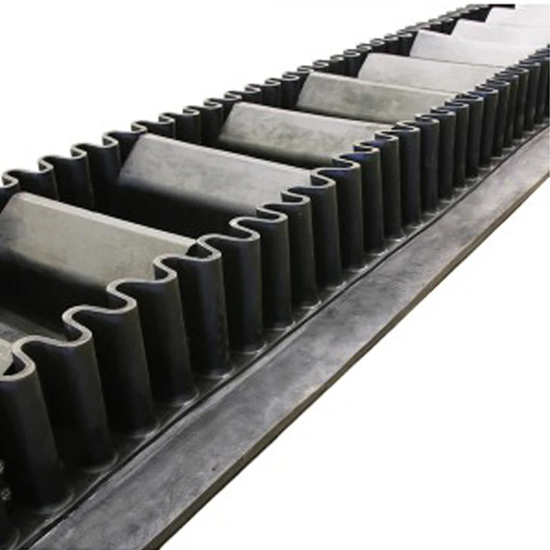 High Quality Wholesale Industrial Nylon Corrugated Rubber Sidewall Conveyor Belt For Coal Mine