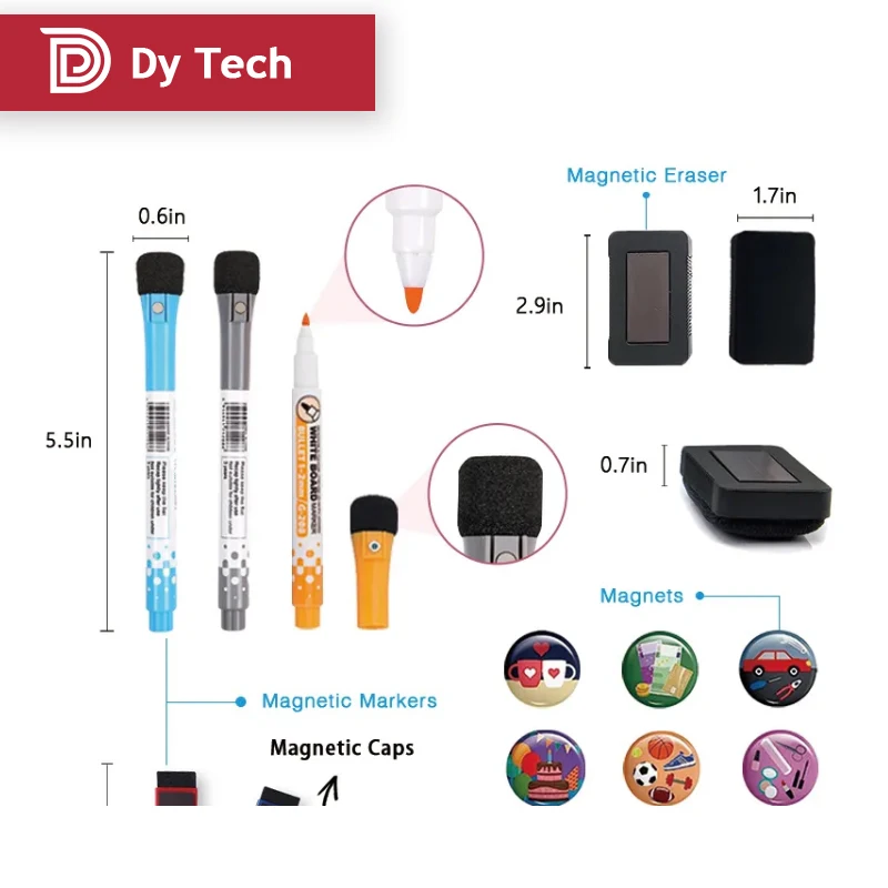 Customized Dry Erase digital board weekly-planner-manufacturers Blank Memo Planner acrylic calendar foir fridge