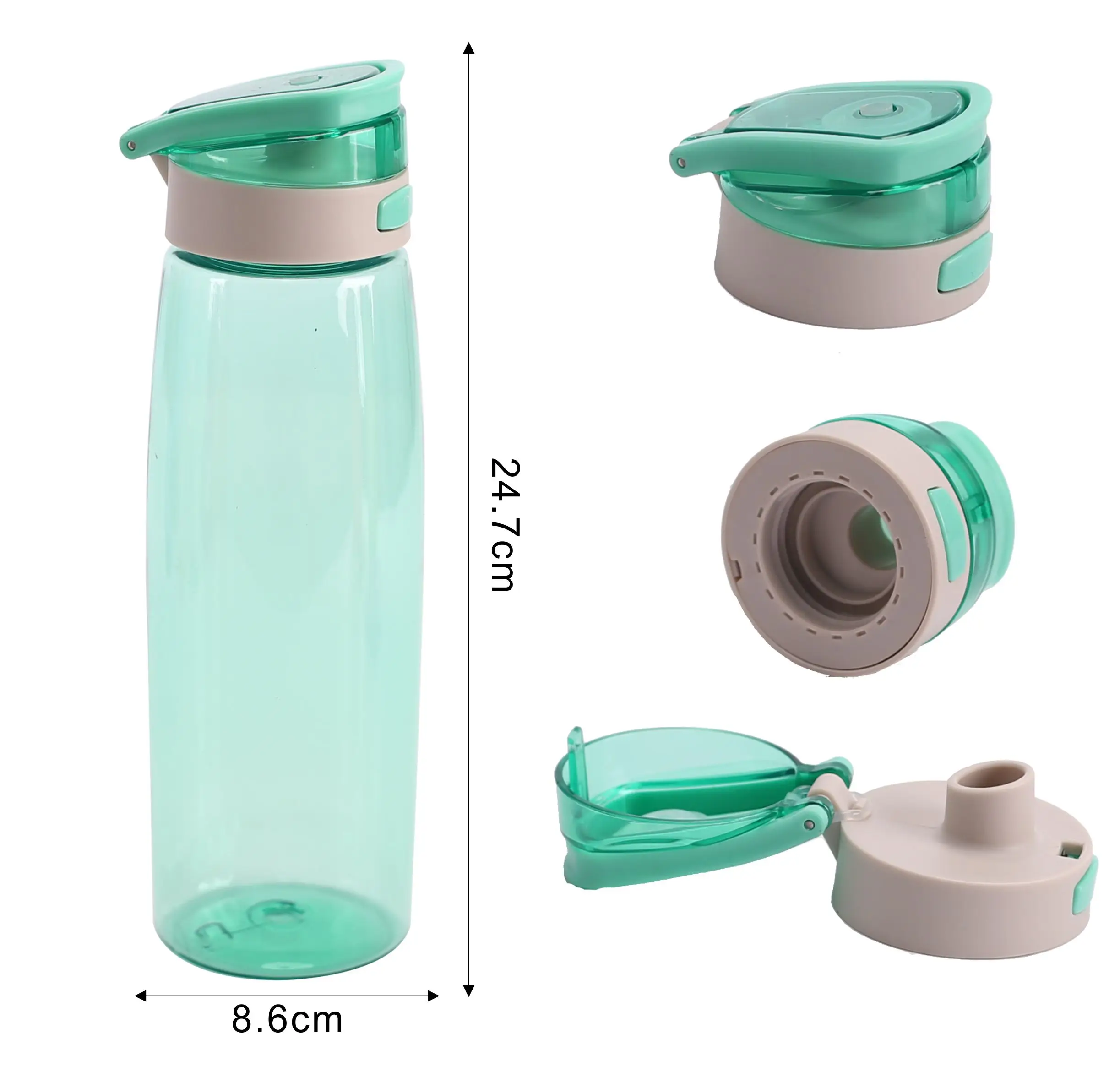 Спортивная бутылка для воды продажи ювелирных изделий 900 мл пластиковая toursun Новый применимо кипячения логотипов