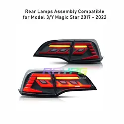 LED Tail Lights Rear Lamps For Tesla Model 3 2017 2018 2019 2020 2021 2022