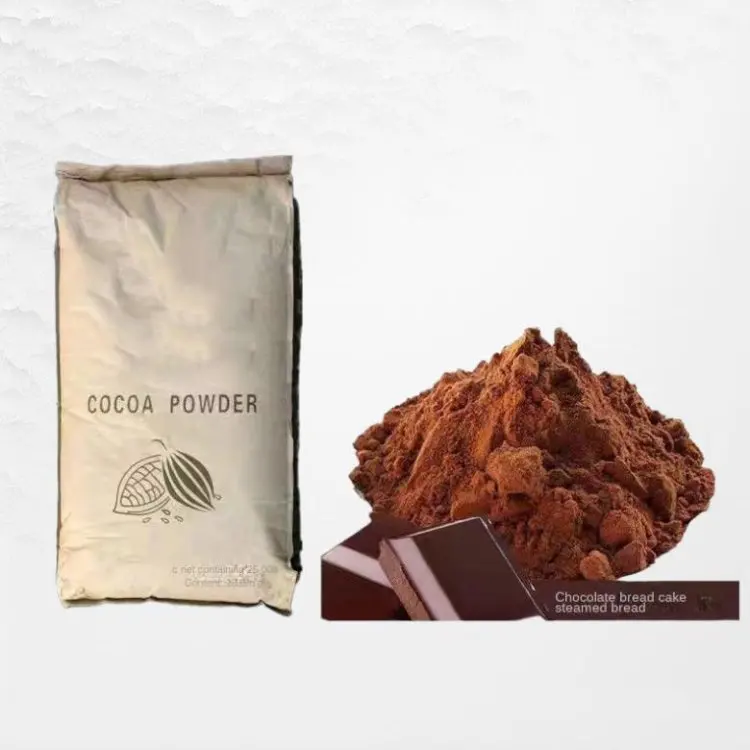 Wholesale Brown Dark Black Cocoa Powder Chocolate Natural Alkalized Cocoa Powder
