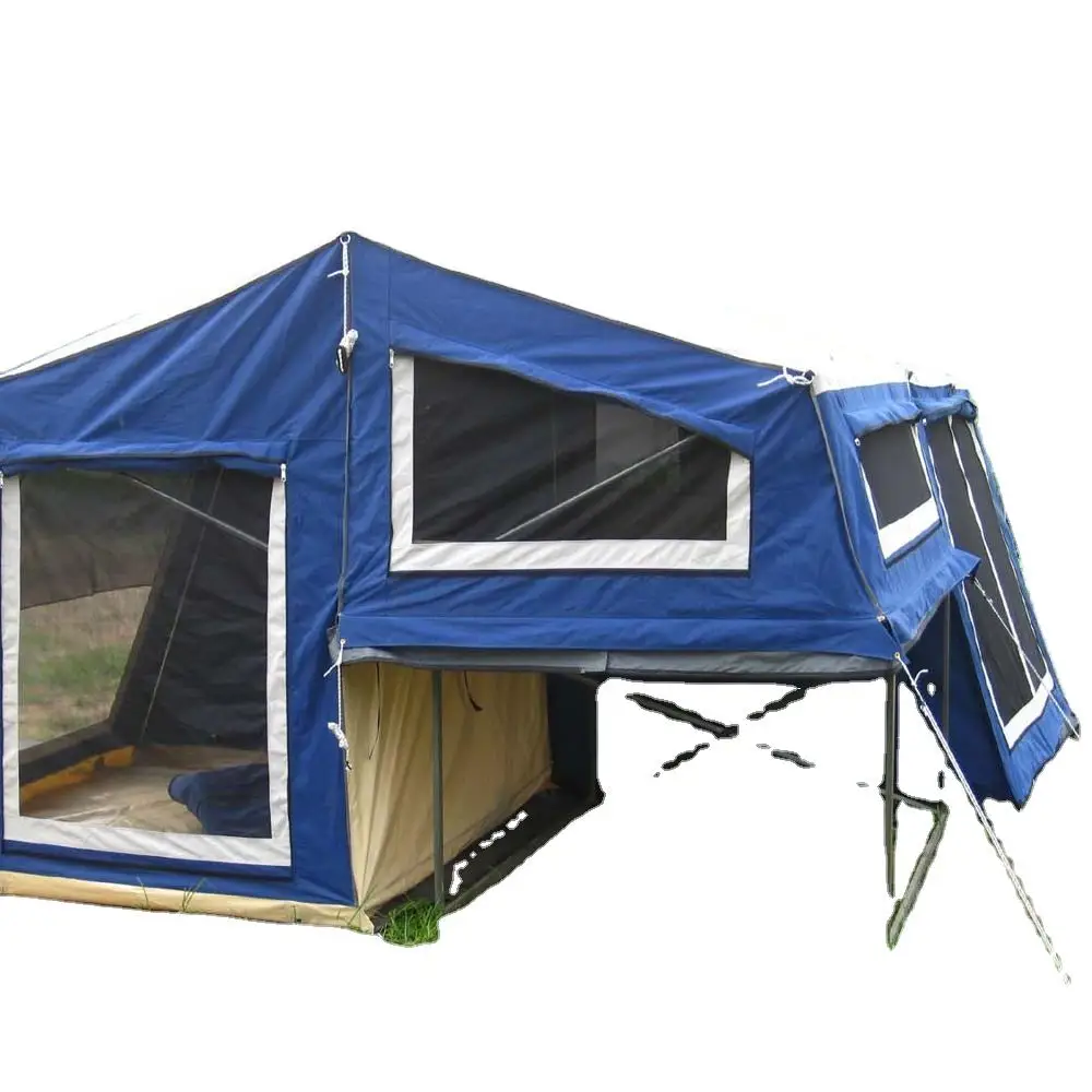 China Manufacturer durable camping folding trailer truck top tent