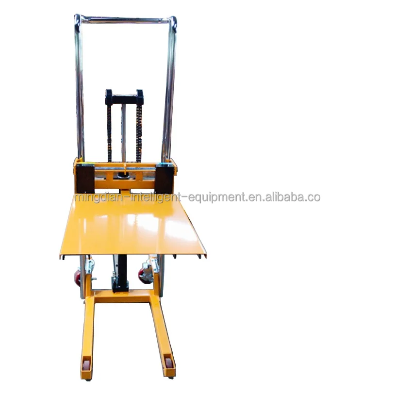 Hot Sale 400kg Light Weight Pallet Stacker Lift Height Forklift