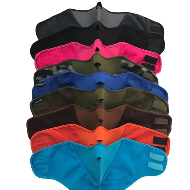 Зимняя уличная теплая ветрозащитная Пылезащитная мотоциклетная велосипедная Спортивная флисовая полумаска