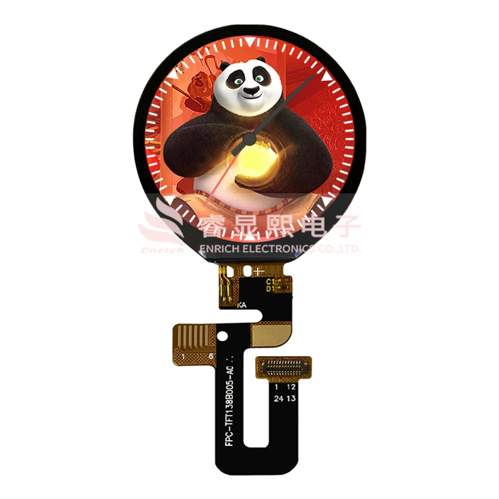 Enrich 1.38 Inch High Resolution Round TFT Display LCD Smart Watch IPS TFT LCD Module