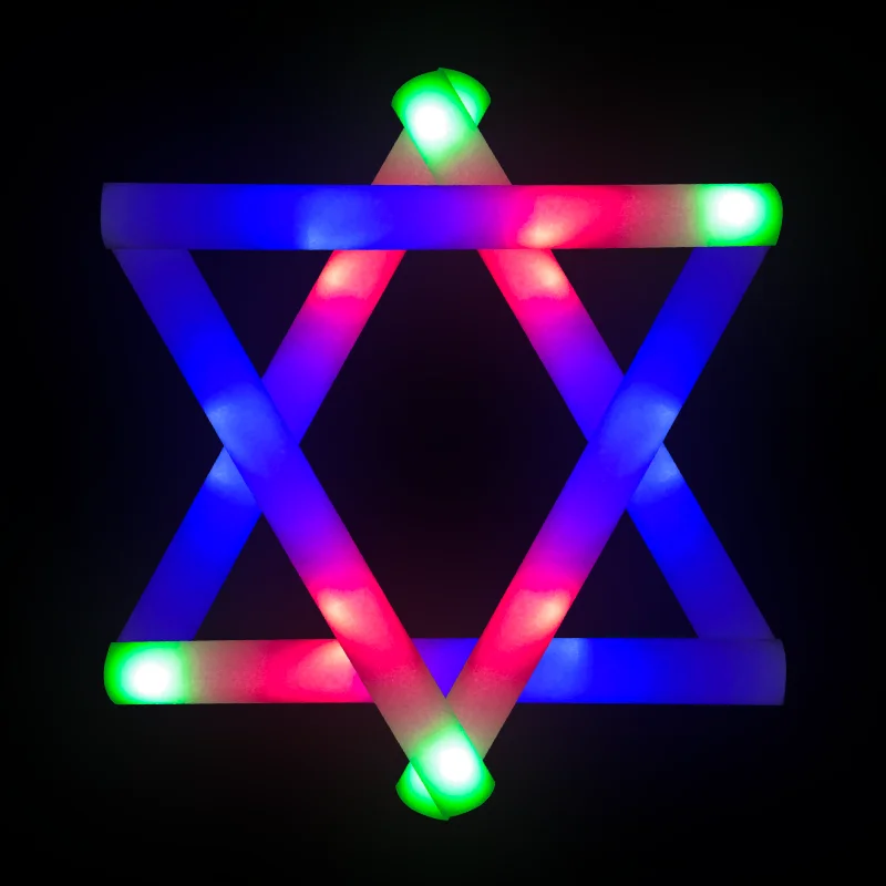 Direct Source Glow Foam Stick Light Up Party Wholesale Cheering Lighting Glow Led Foam Sticks With Logo