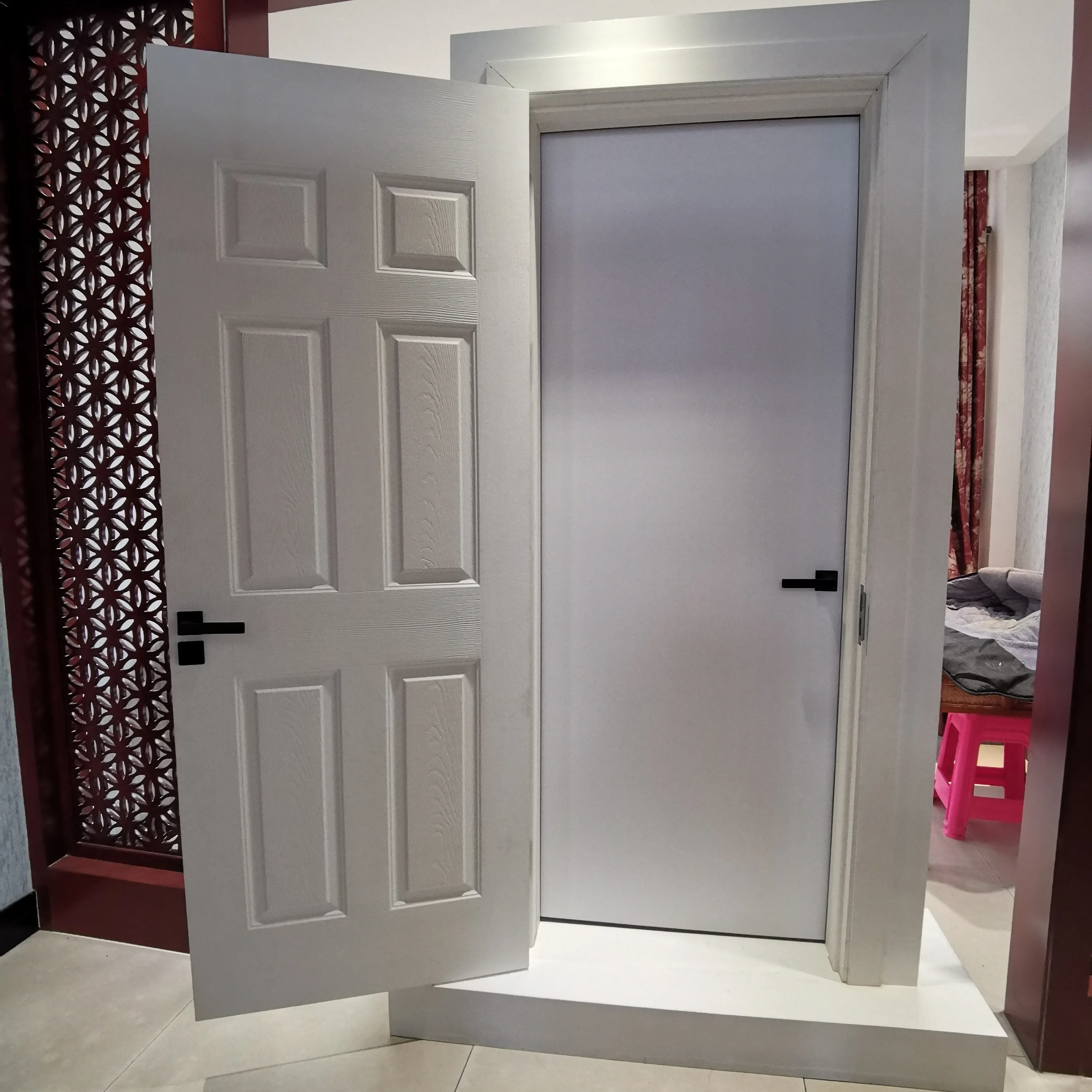 GTCO 850*2400*45mm Honeycomb Paper Filling White Primer Wood Door for Home and Hotel Interior Door