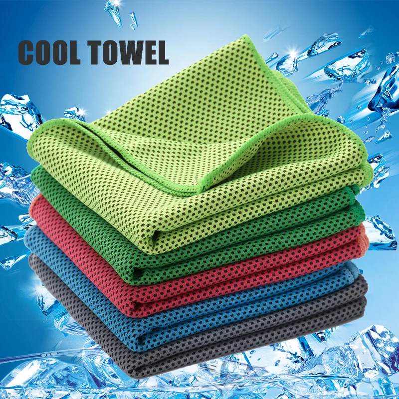 Wholesale Portable Microfiber Outdoor Sports Sweat Towel Thickened Double-Sided Absorbent Quick Drying Sport Towel
