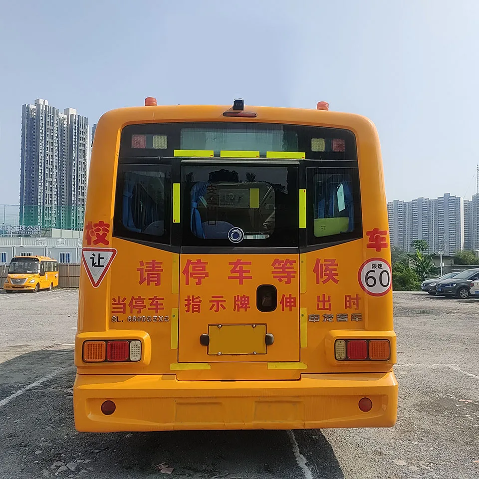 Sun Long 36 Seats LHD Diesel Bus Yellow Student Used School Bus