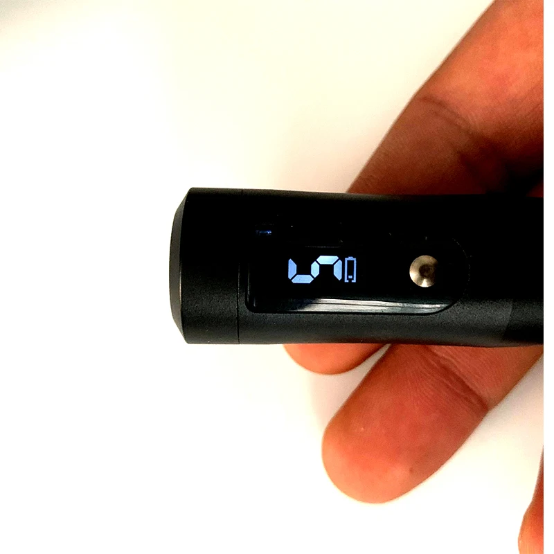 OEM wireless rotary tattoo machine 5 level digital micropigmentation permanent makeup machine with needles