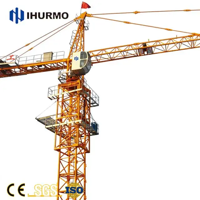  Популярный самоустанавливающийся подъемник 8t qtz80(6010) строительный башенный кран в
