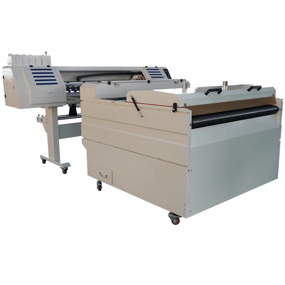 HJD Heat Transfer Inkjet Printing Machine i3200 Direct To Film Printer DTF Printer With Powder Shaker and Dryer