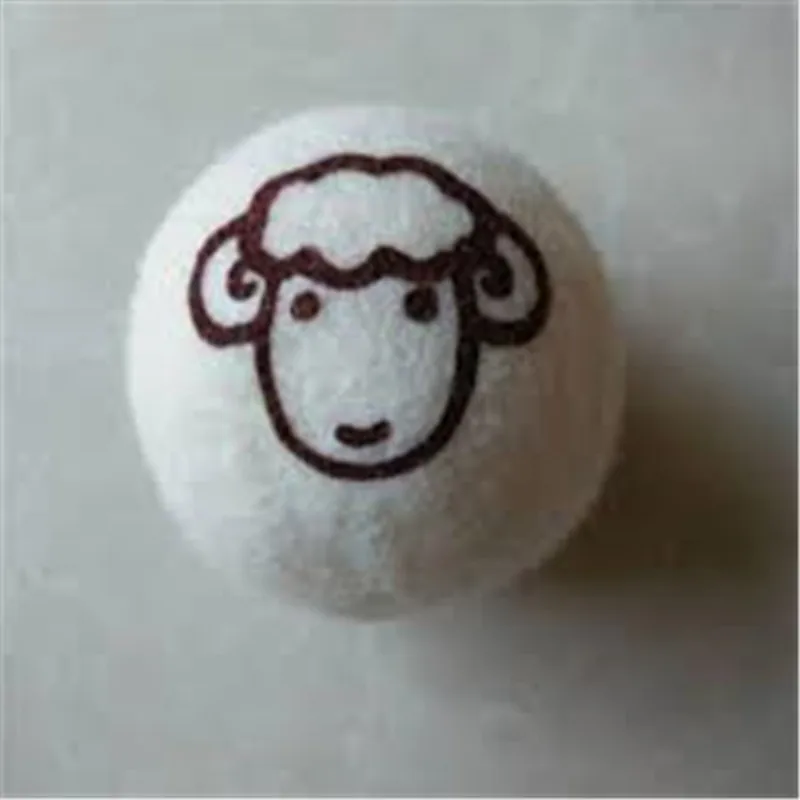 Wholesale 6 Pack Eco-Friendly Organic Wool Dryer Balls Handmade XL Model Cleaning for Washing Clothes with Cotton Bag
