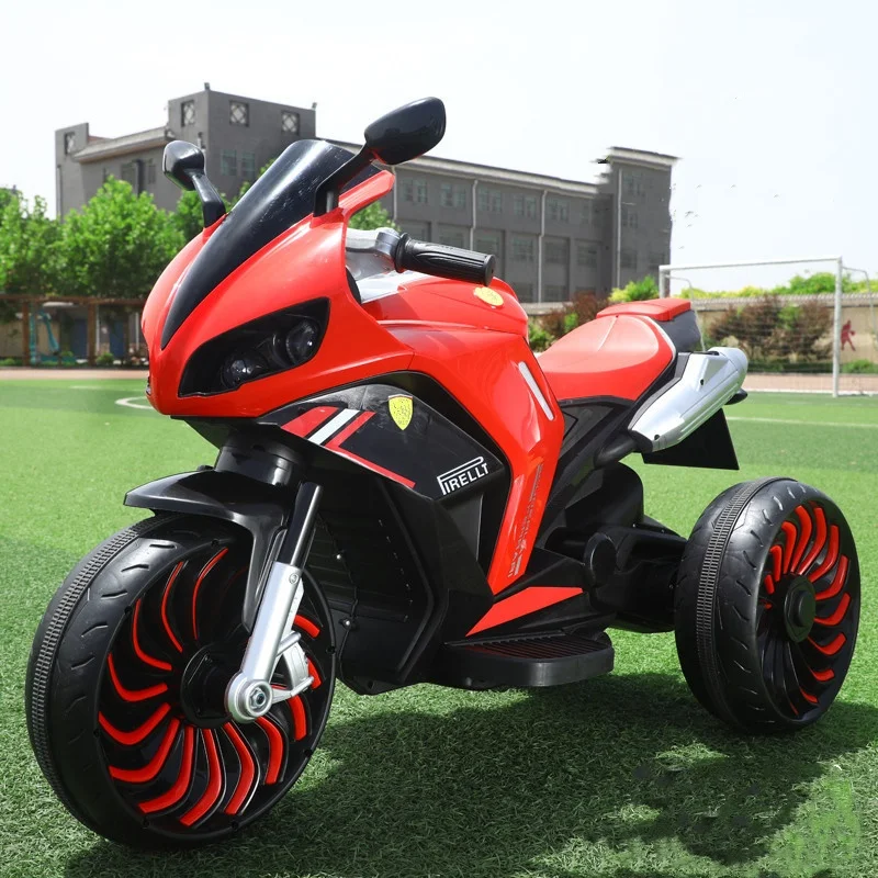 130CM Big 12/24V Battery 540W Dual Motors Drive Three Wheels Motorcycle Ride on Toys Children electric car