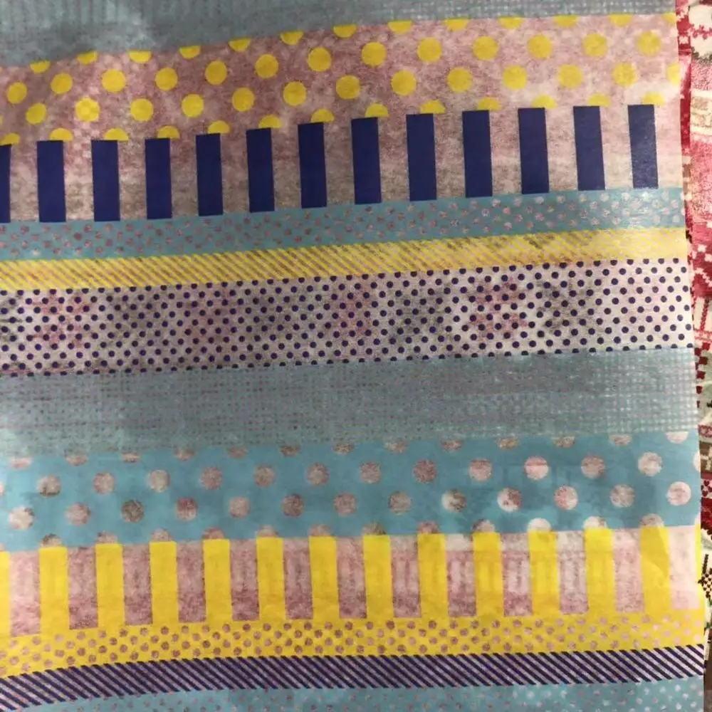 
Hot Stamping Star Stripe Rose Disposable Tissue Paper for clothes shoes packing 