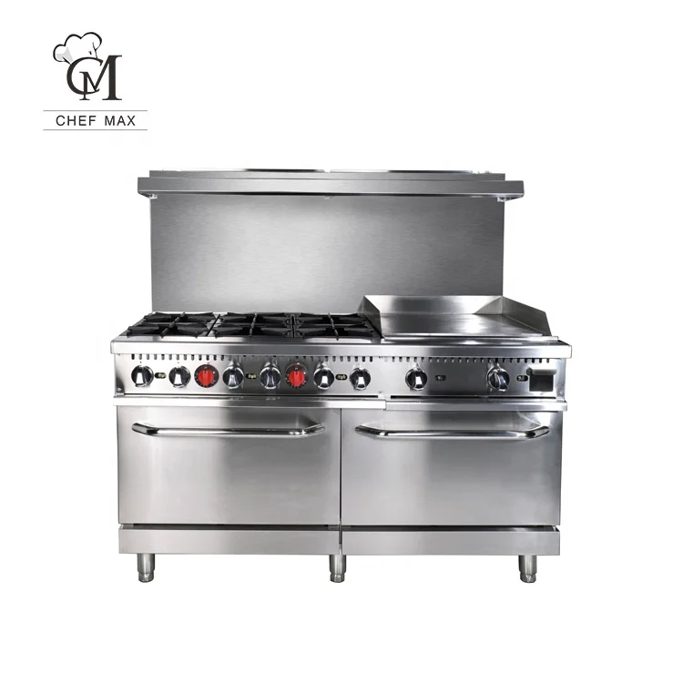 Индивидуальным коммерческим лаборатории тестирования электроприборов, США (ETL) сковородка США горелка газовая печь для приготовления пищи горшок плита диапазон с духовкой