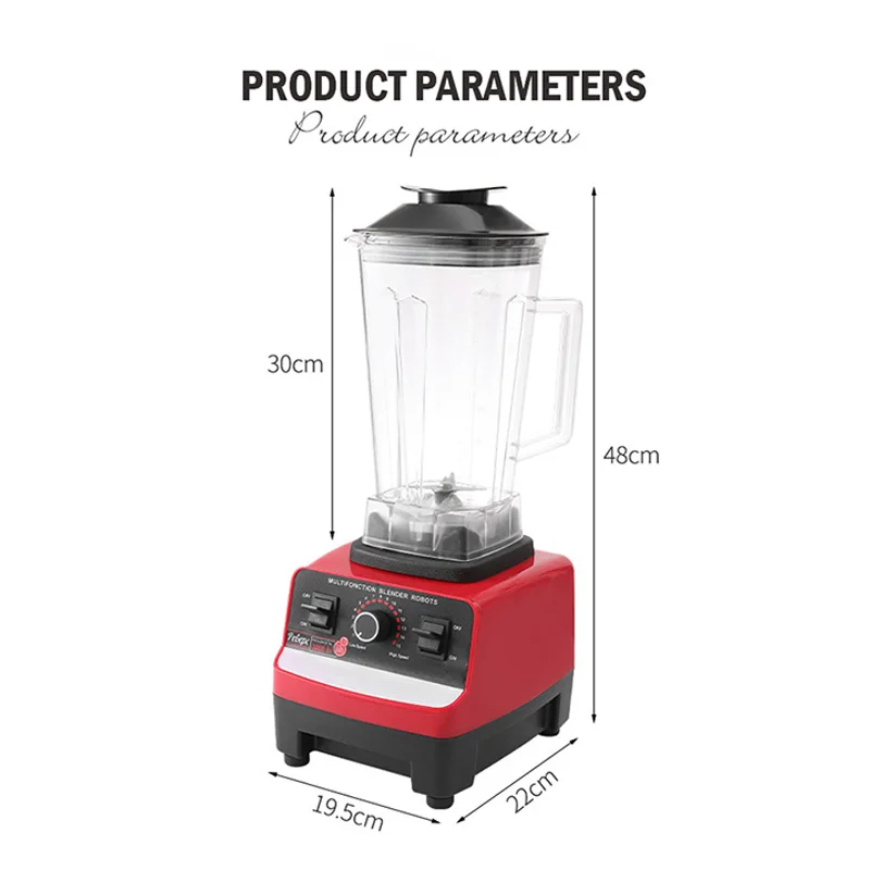 wholesalers electric large commercial blender high performance smoothies blender 2L blenders and juicers