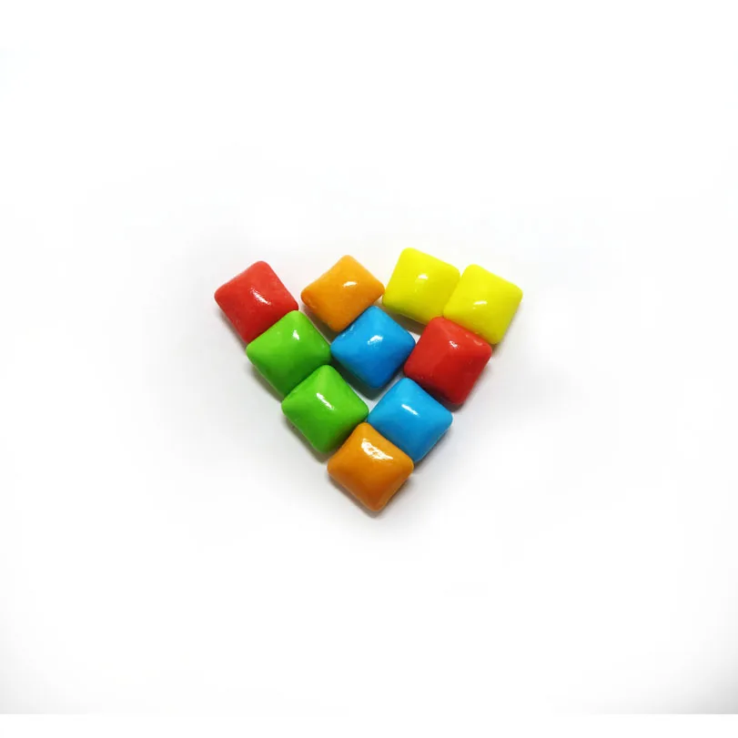 New product mixed fruit flavor mixed color mini bubble gum + Tattoo Sticker hot selling