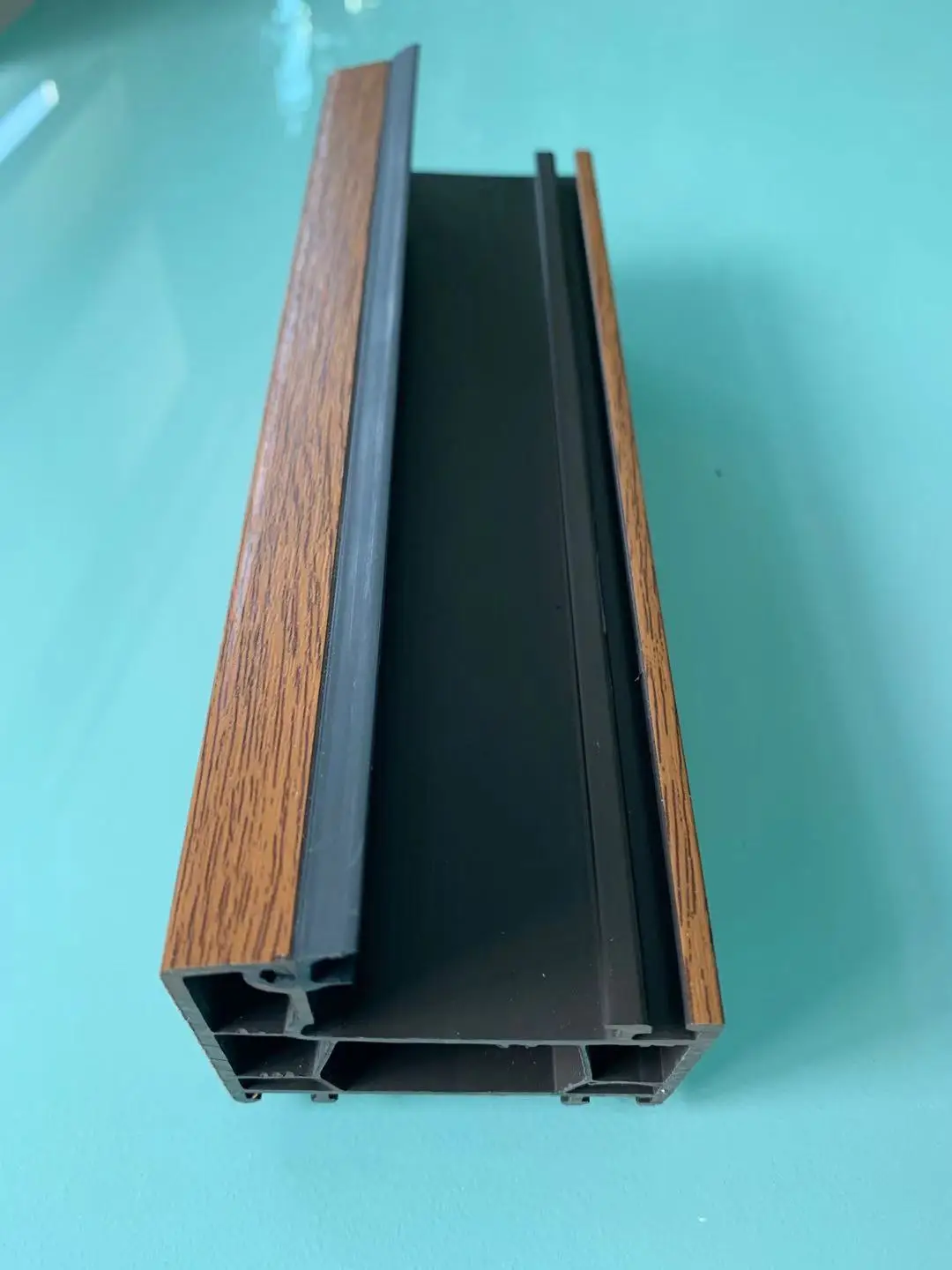 upvc door profile manufacturers asa co-extrusion upvc profile laminated