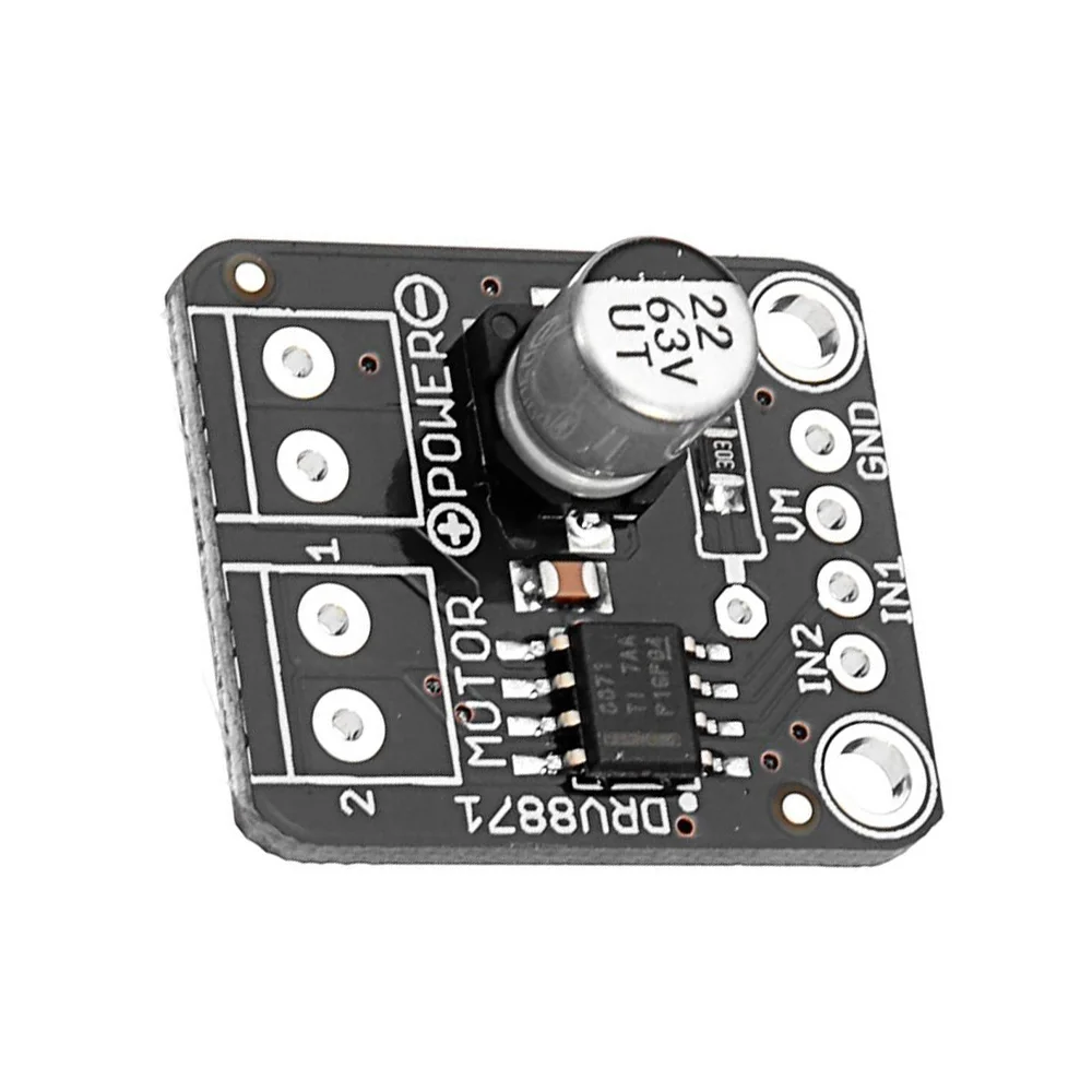 Taidacent Small H Bridge Motor Driver Breakout Board PWM Control DRV8871 3.6A 4 N-channel MOSFET Brushed DC Motor Driver DRV8871