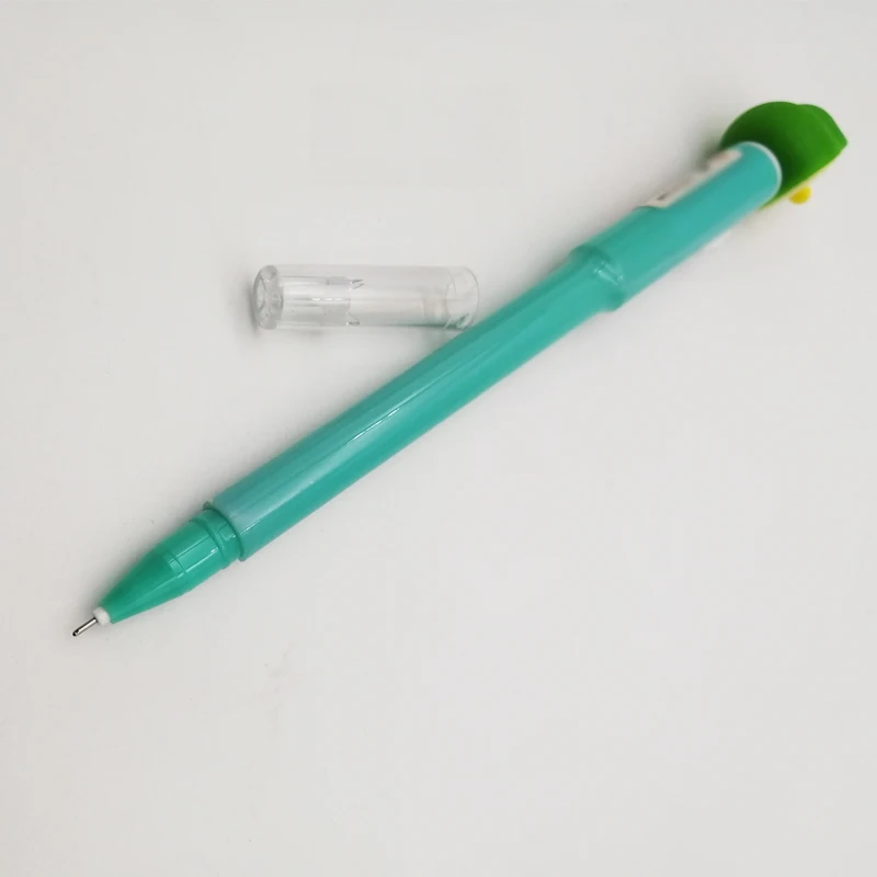 Kawaii Fruit LED Neutral Pen Cute Avocado Gel Pen 0.5mm Black Blue Ink Pen For Kids Gifts School Office Stationery Supplies