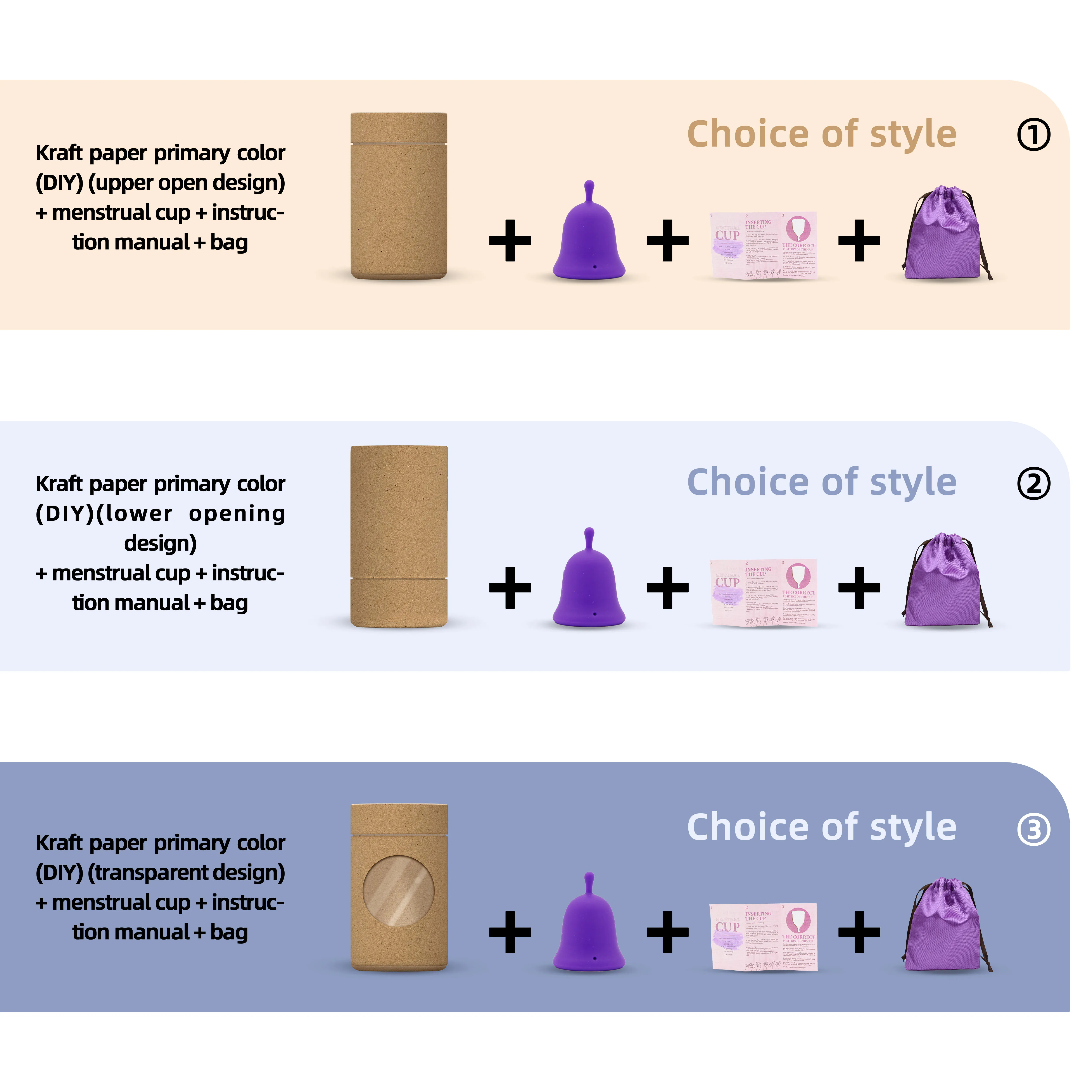DH teen medical rainbow silicone sterilizer period menstrual cup reusable for woman period customize
