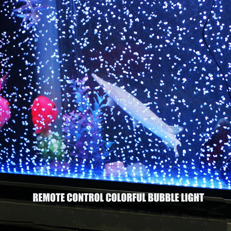 China Manufactory Remote Control Dimmable Aquarium Light Led Aquarium Lights With Bubbles