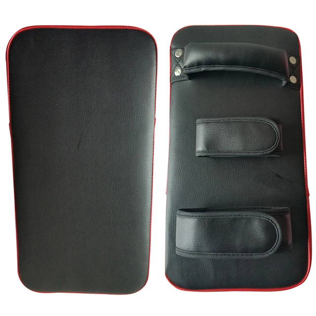 Best Selling Triple Straps Thai Kicking Pads for Speed Kick Taekwondo & MMA Gym Training Custom Logo Shield