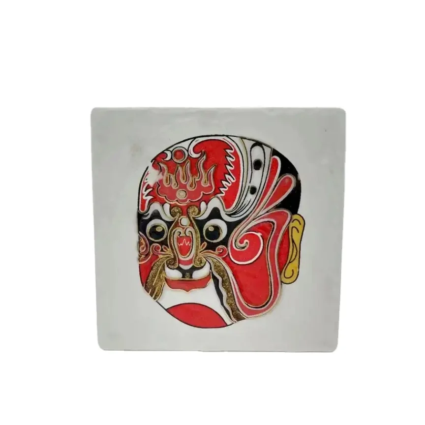 Factory wholesale art ceramics 100*100mm Guan Gong ceramic tile Handmade art ceramics Hotel