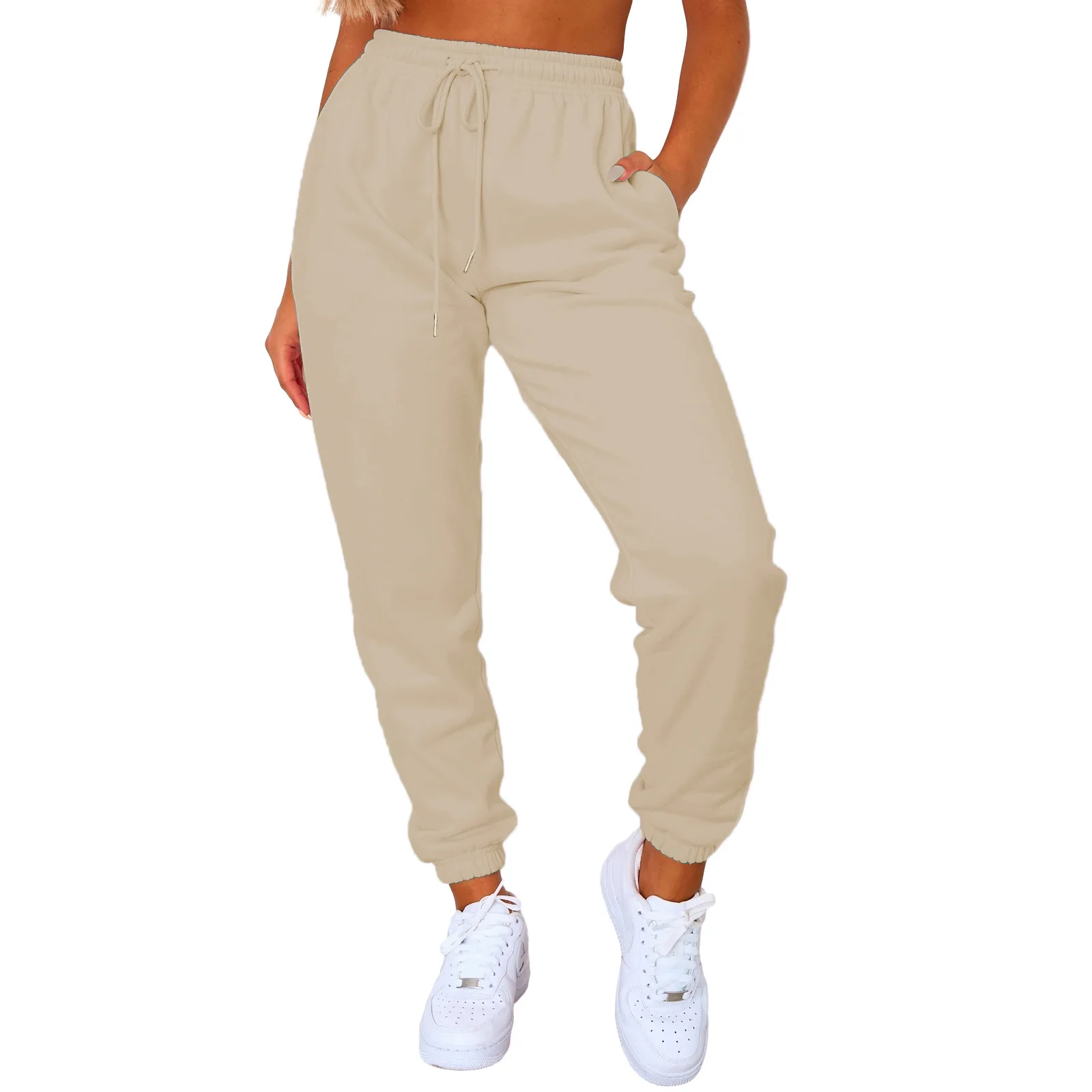 Custom Logos Ladies Sweatpants Loose Harem Pants Sport Jogger In Stocks Women Casual Pants & Trousers
