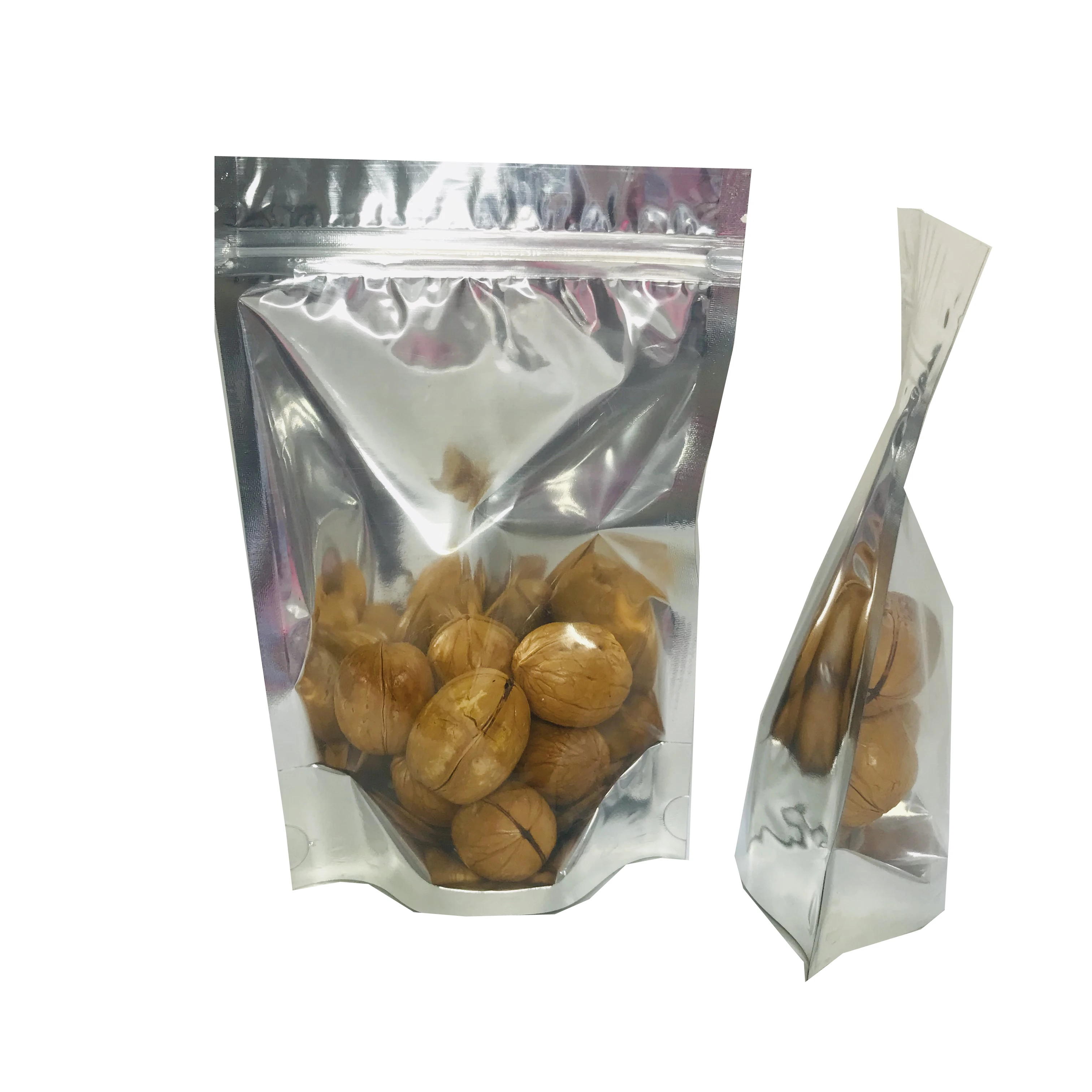 Custom China Supplier Bag With Stand Up Clear Aluminum Foil Shopping Bags Take Out Printing Food Packaging Bags