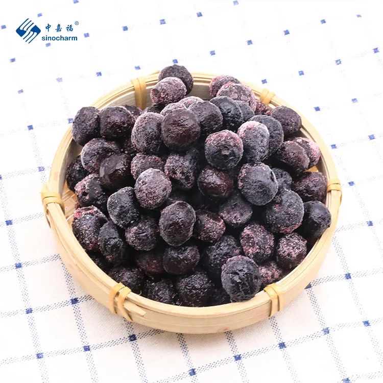 Замороженные фрукты свежий вкус IQF Замороженная черника с высоким