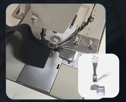 TL-03 Covered backside hole edge folder wrapped rear curved edge of folder fixture folder sew tool for clothing