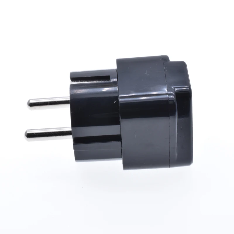 UK to EU schuko power 16A250V  Travel plug European France Germany Russian Korean Outlet Type F Socket Adapter