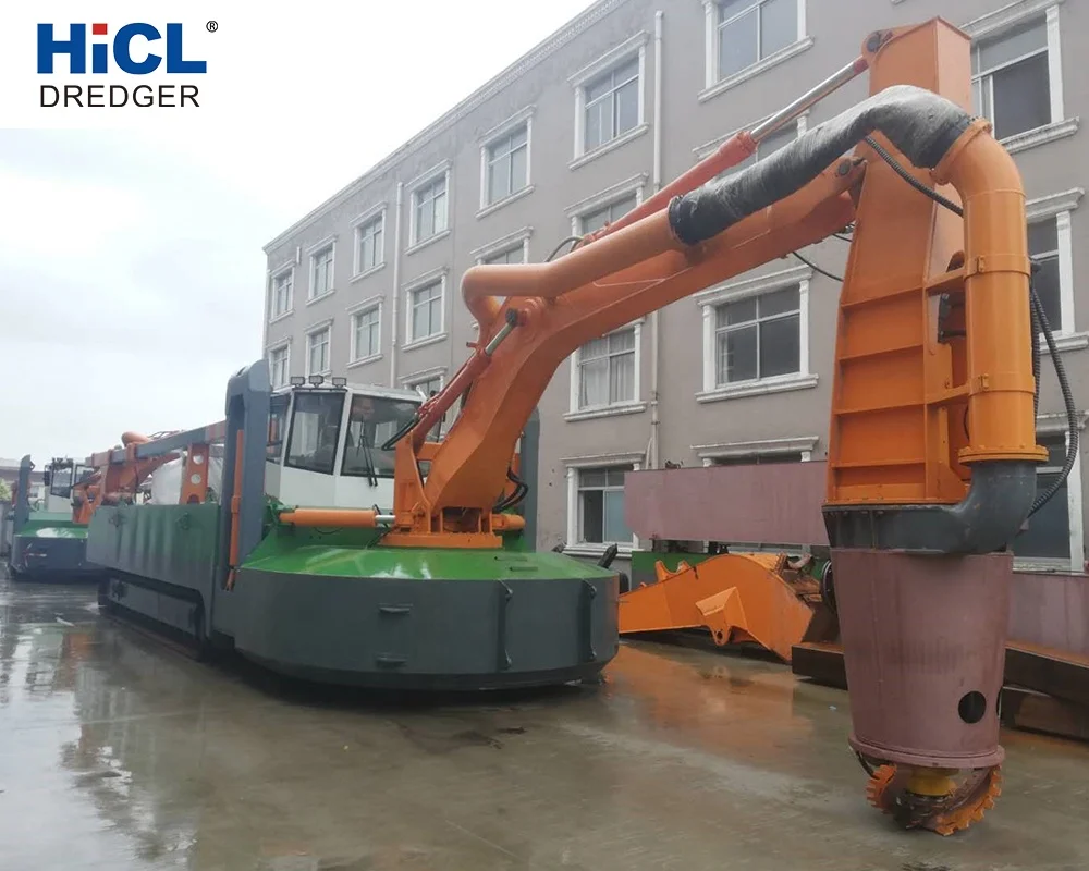 HICL shipyard HWMD250 800m3/h watermaster dredger all in one/the crawling machine/mobile and versatile water master dredger