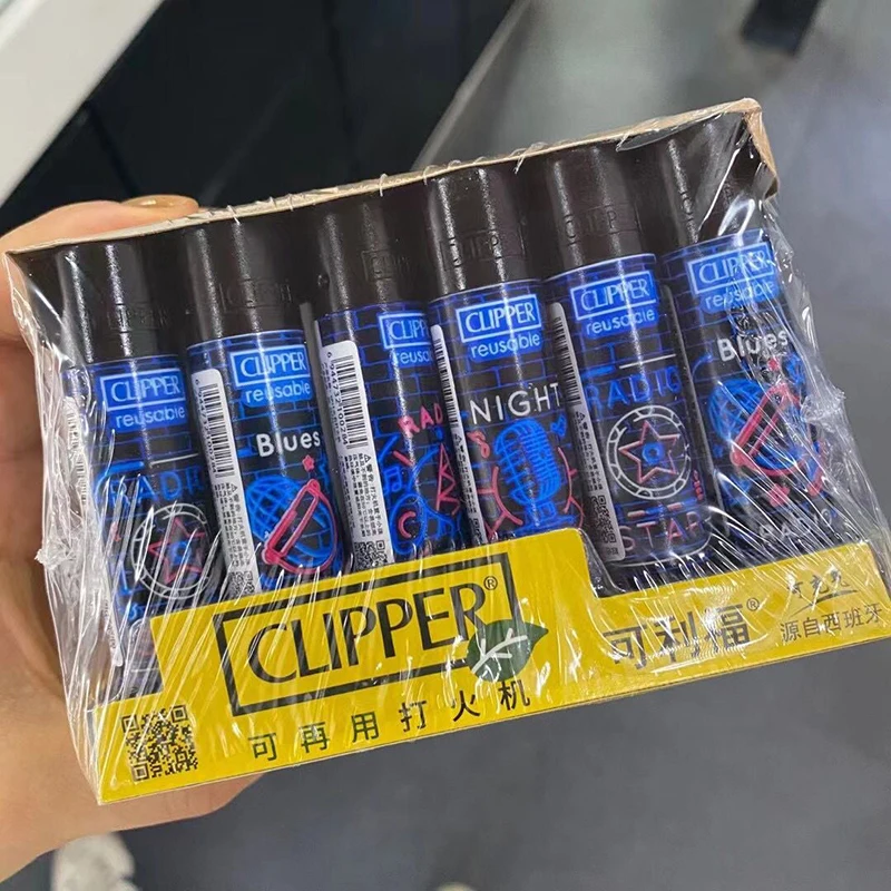 Clipper Lighter Collector Box - Mixed Lighters - Multiple Quantity Available.